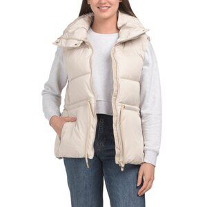 SAVE THE DUCK Brown Ren Puffer Vest